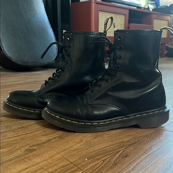 Dr. Martens Shoes - Vintage Dr. Martens Black Leather Boots